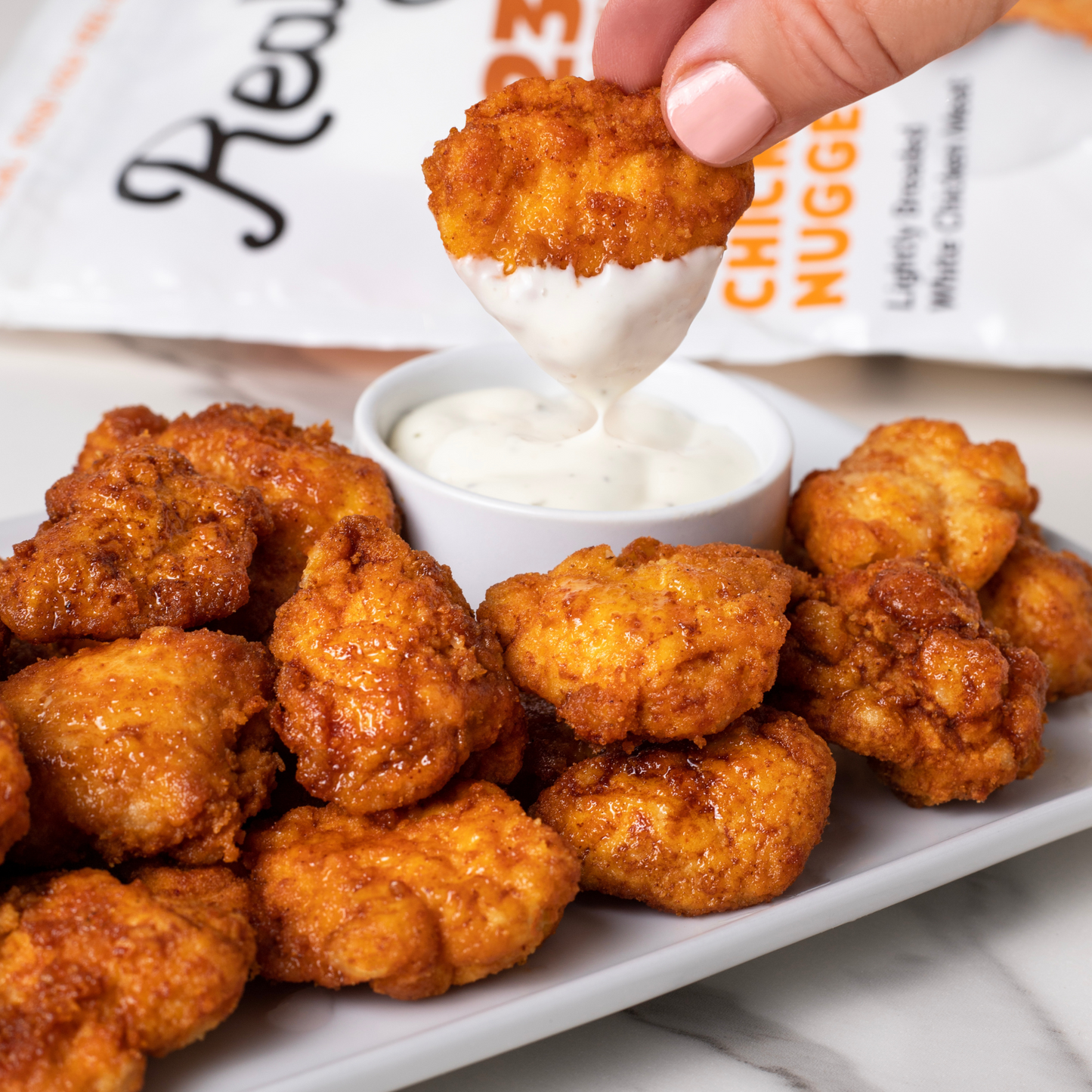 Real Good Foods Chicken Nuggets Prepared