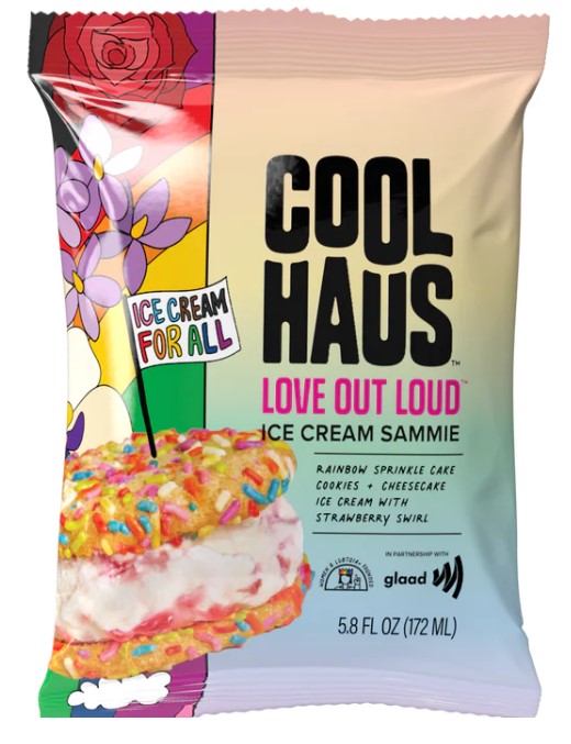 Healthy Goodness Coolhaus Pride Strawberry Cheesecake