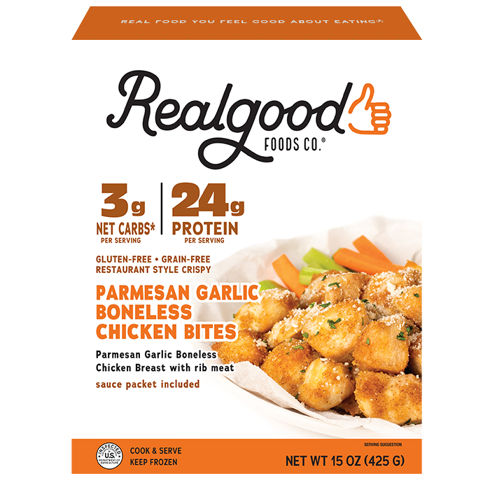 Real Good Foods Parmesan Garlic Boneless Bites