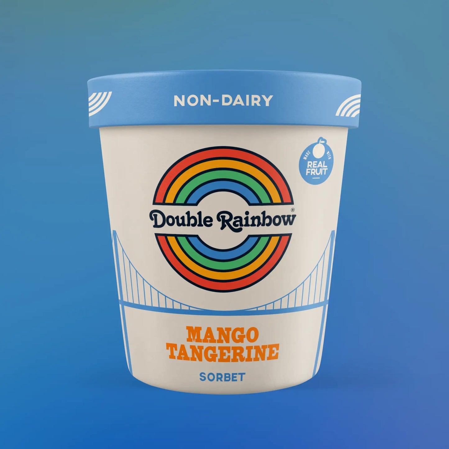 Double Rainbow Mango Tangerine Sorbet (Non-Dairy)