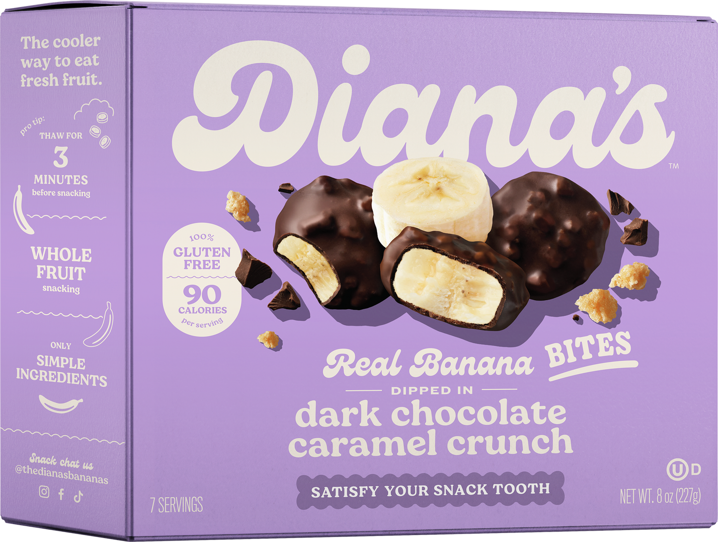Diana's Dark Chocolate Caramel Crunch Bites 8oz