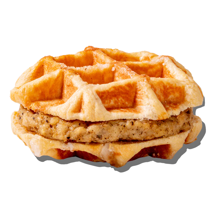 Mason Dixie Maple Liege Waffle Sandwich With Chicken Sausage Image