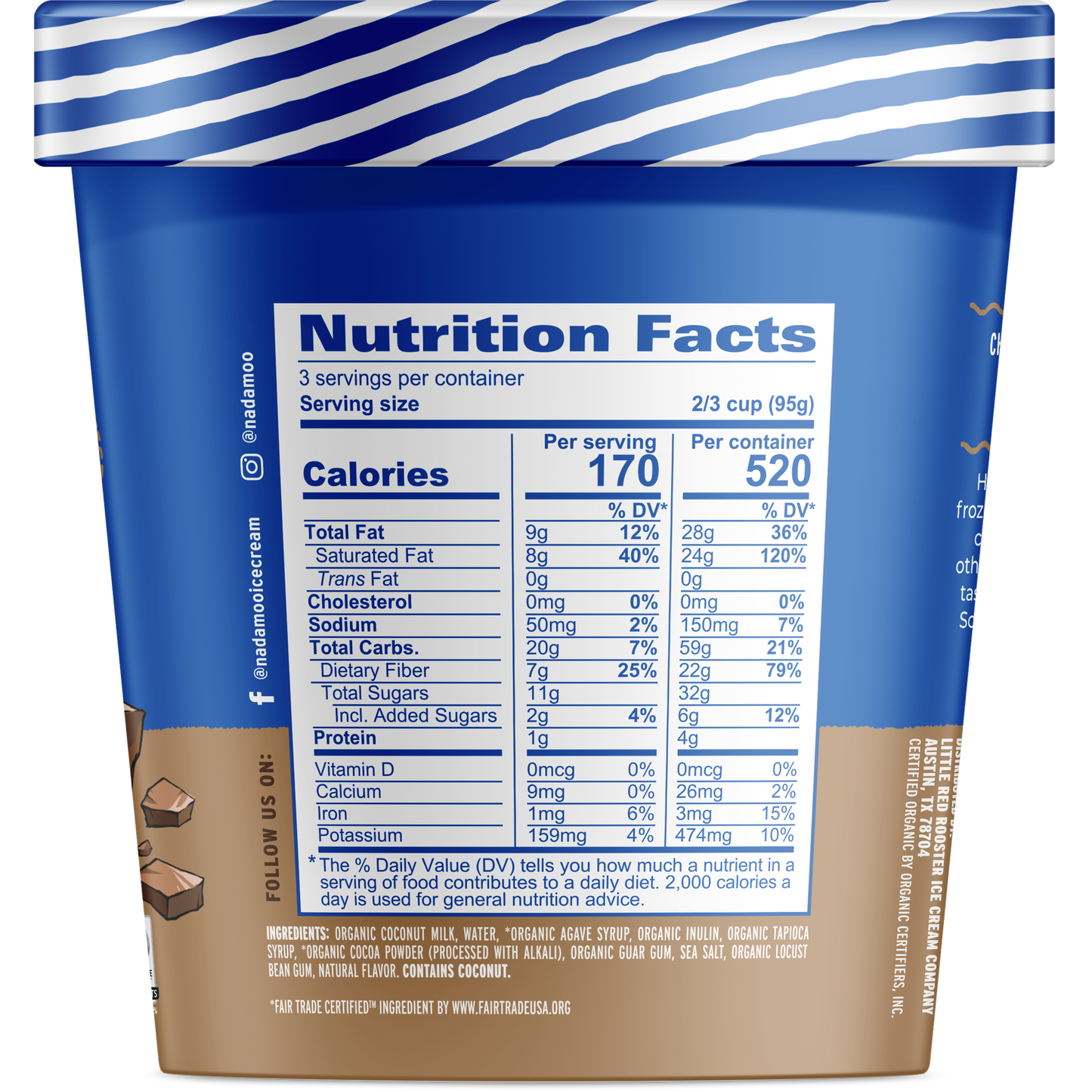 Nada Moo! Organic Chocolate Pint