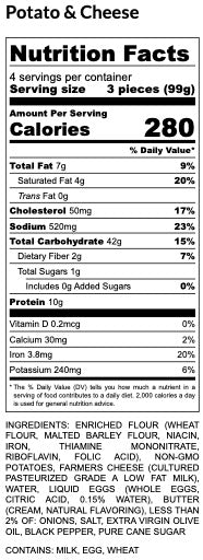 Jaju Potato & cheese pierogi