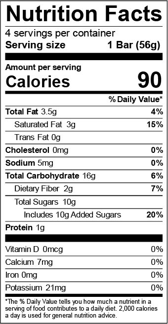 Alden's Organic Dairy Free Coffee Swirl Bar - 4 Pack