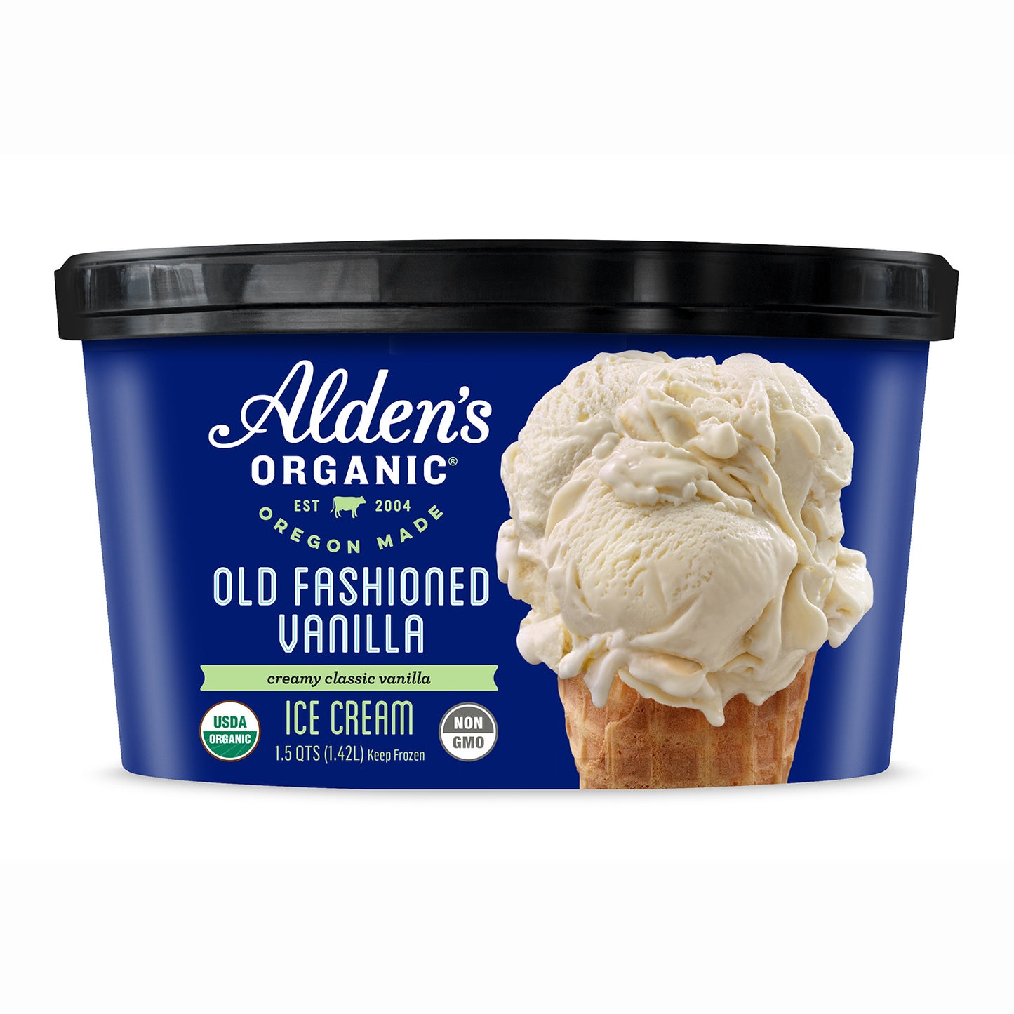 Alden's Organic Old Fashioned Vanilla Sqround 48oz