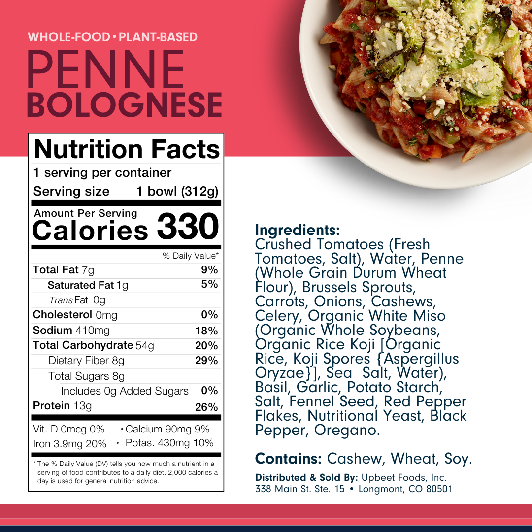 Forks Over Knives PENNE BOLOGNESE