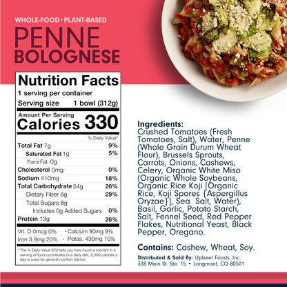 Forks Over Knives PENNE BOLOGNESE