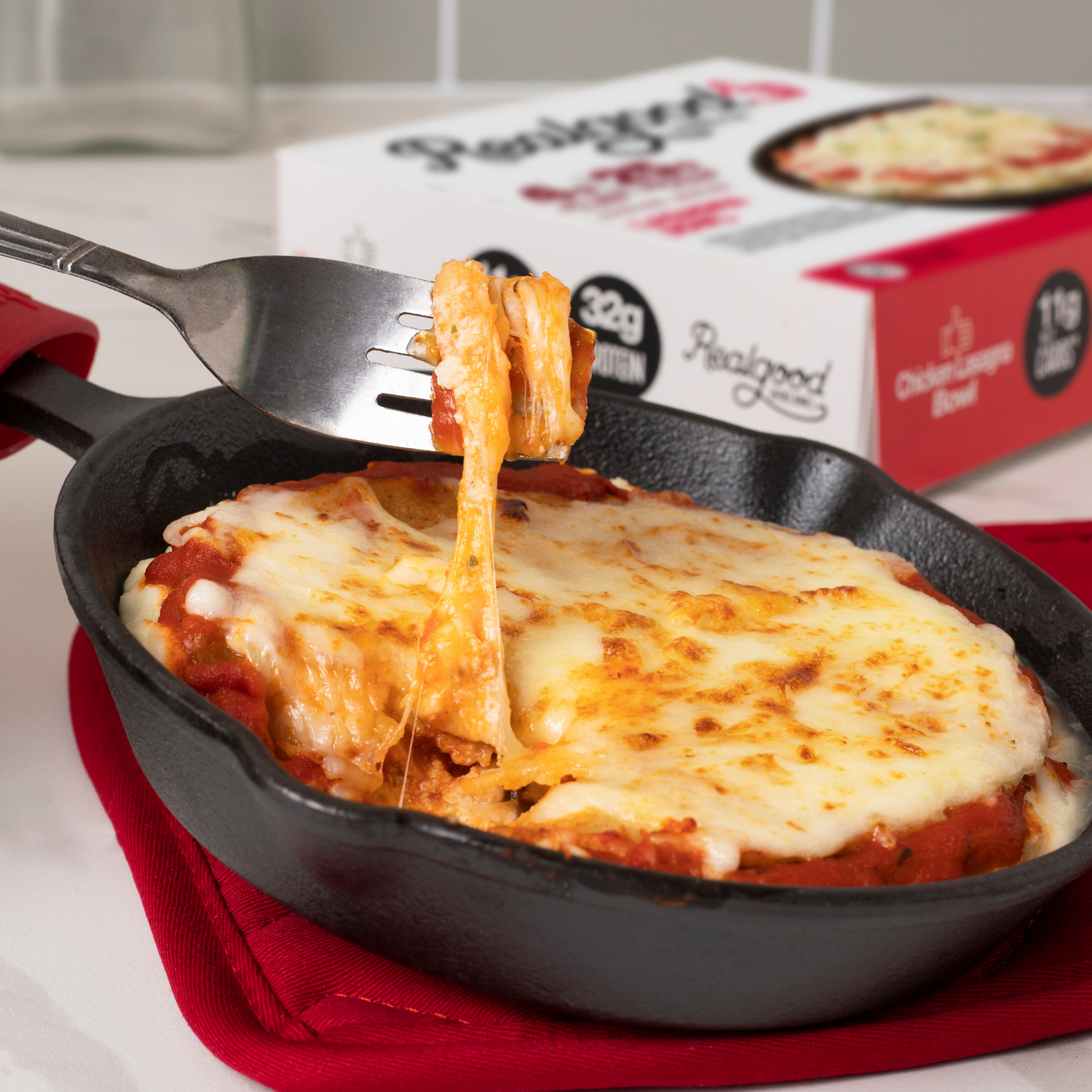 Real Good Foods Lasagna Bowl Lifestyle Image