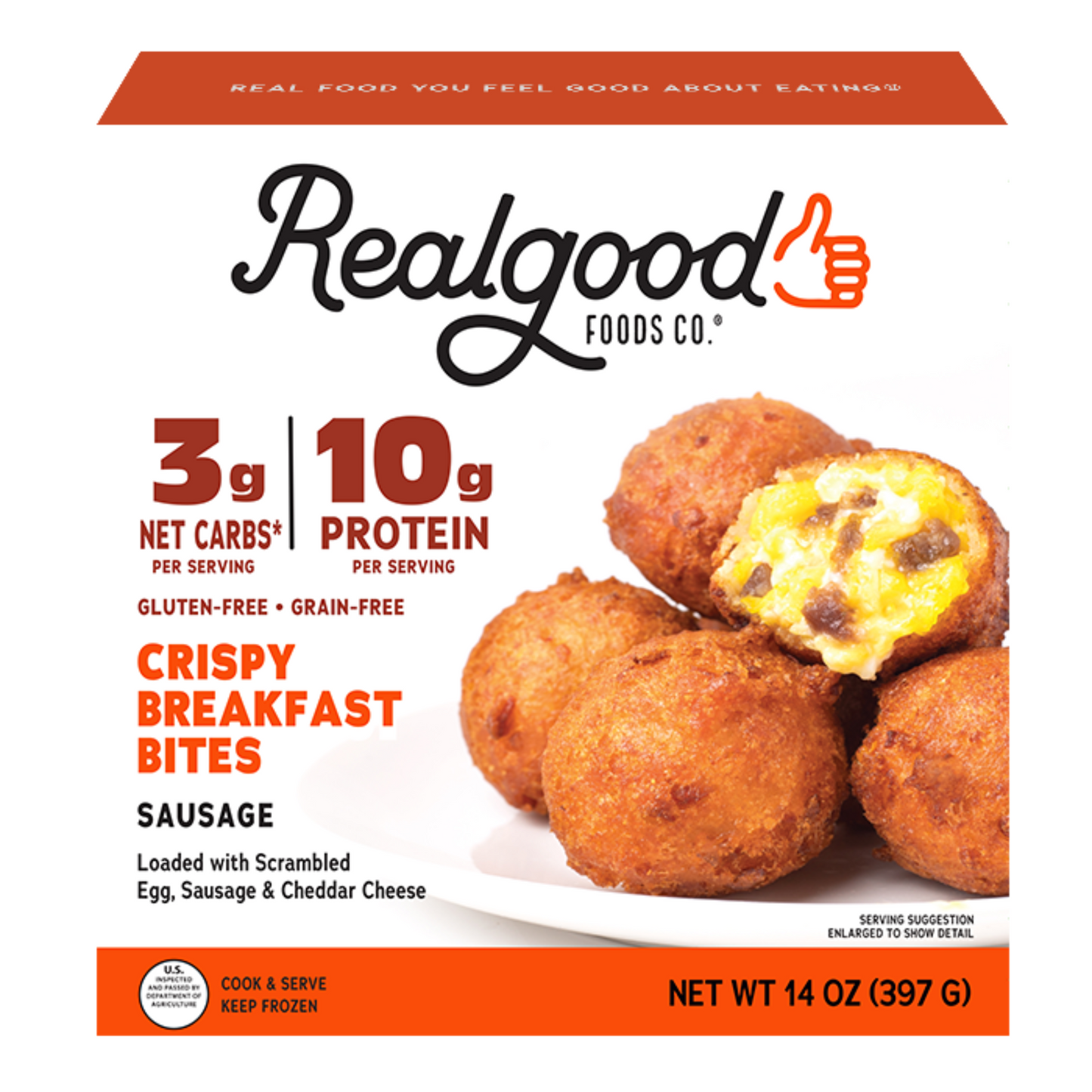 Real Good Foods Sausage Egg & Cheese Breakfast Bites