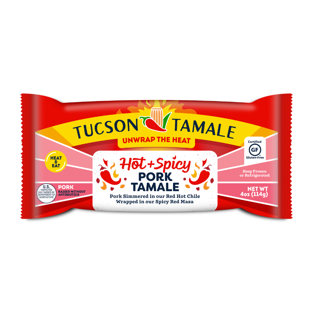 Tucson Tamale: Hot & Spicy Pork (2 Tamales)
