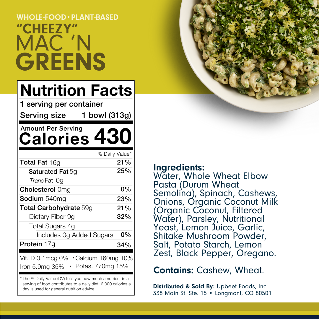 Forks Over Knives "CHEEZY" MAC'N GREENS