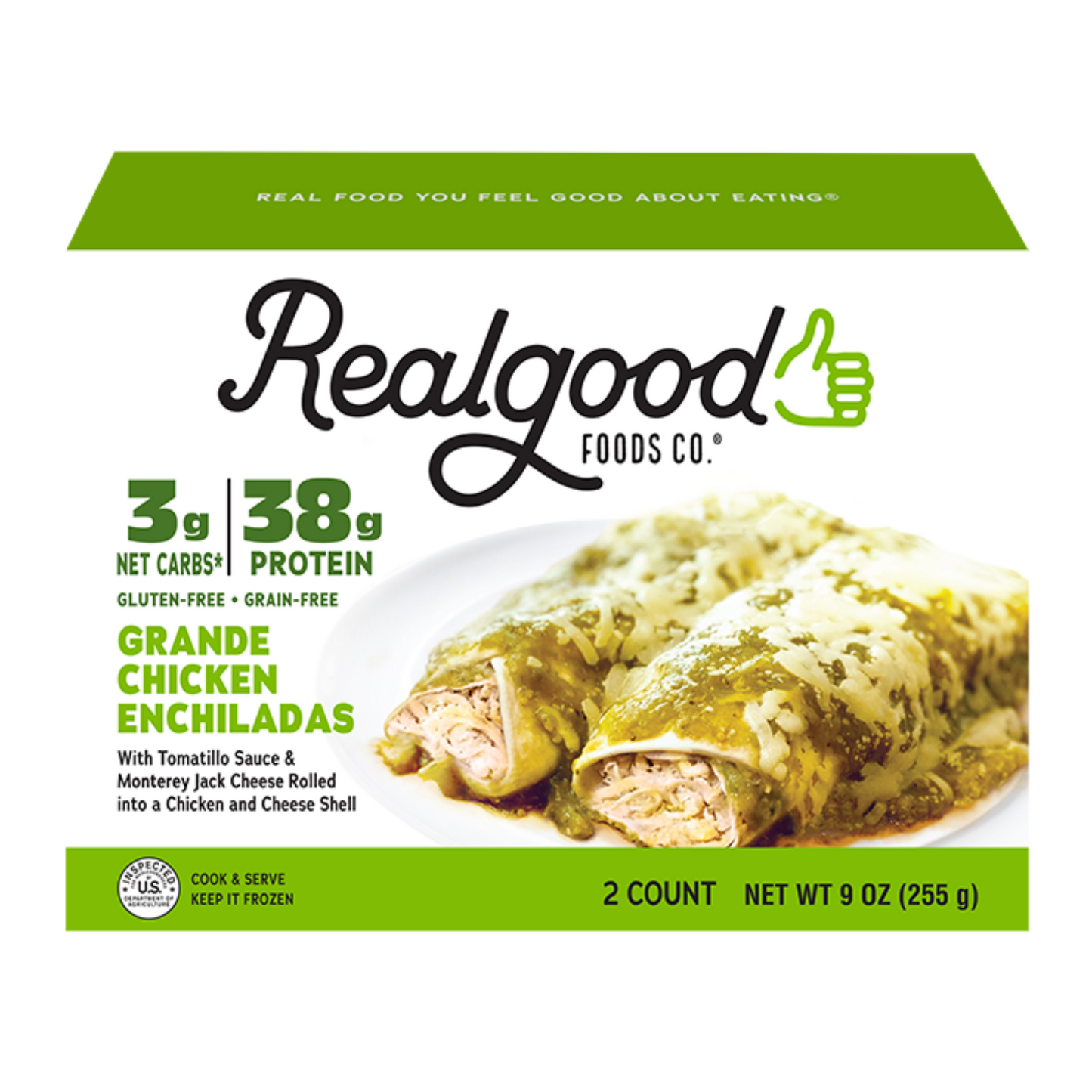 Real Good Foods Grande Chicken Enchiladas