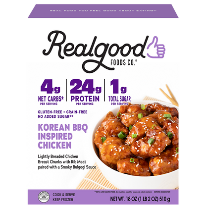 Real Good Foods Korean BBQ Style Chicken Healthy Goodness