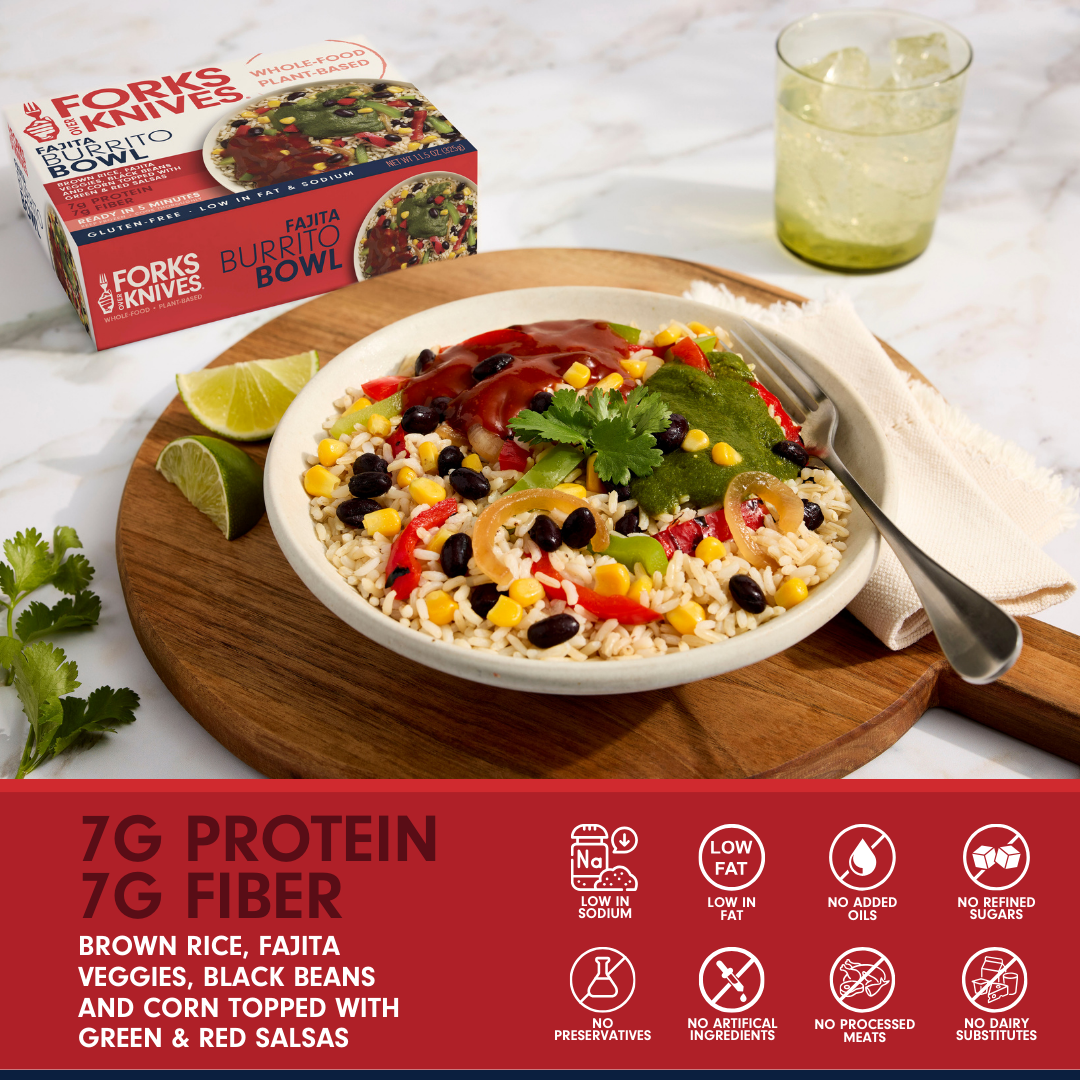 Forks Over Knives FAJITA BURRITO BOWL