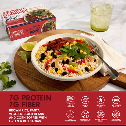 Forks Over Knives FAJITA BURRITO BOWL