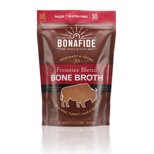 Bonafide Provisions Frozen Organic Frontier Blend Bone Broth - 24 oz