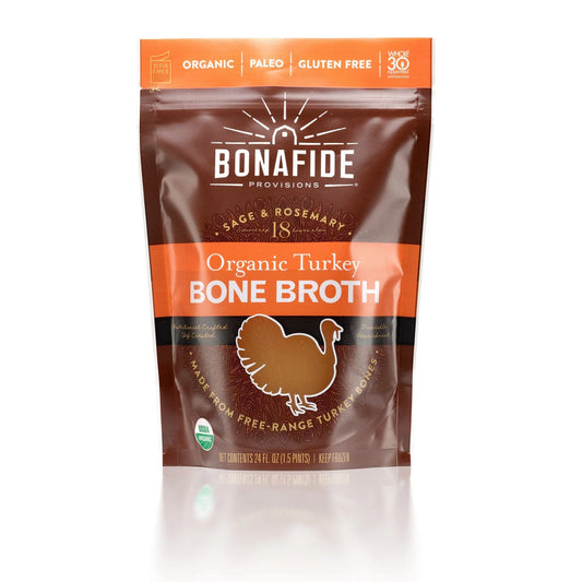 Bonafide Provisions Frozen Organic Turkey Bone Broth - 24 oz
