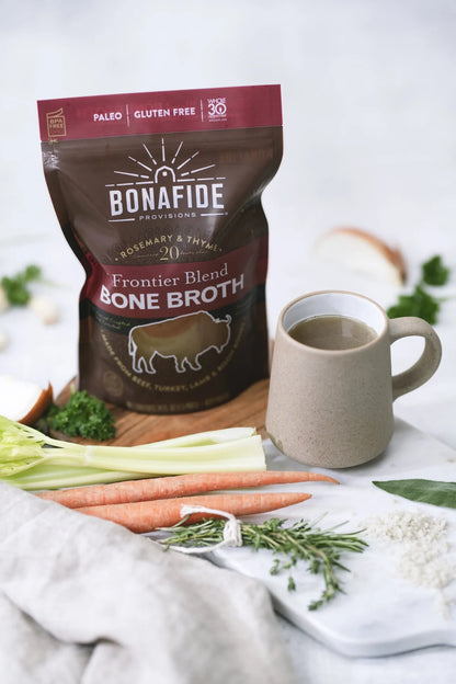 Bonafide Provisions Frozen Organic Frontier Blend Bone Broth - 24 oz