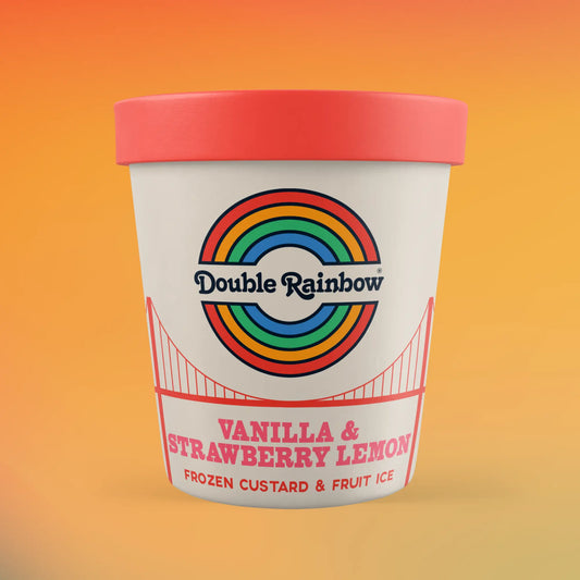 Double Rainbow Vanilla & Strawberry Lemon