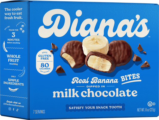 Diana's Milk Chocolate Banana Bites - 8oz