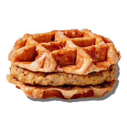 Mason Dixie Apple Liege Waffle Sandwich With Chicken Sausage Image