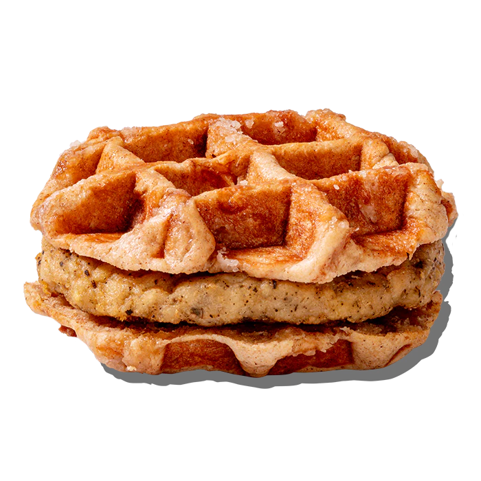 Mason Dixie Apple Liege Waffle Sandwich With Chicken Sausage Image