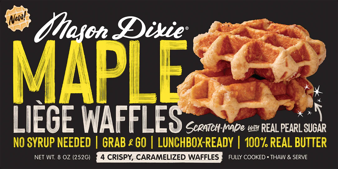 Mason Dixie Maple Liege Waffles 4ct