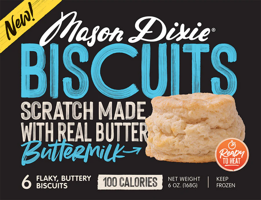 Mason Dixie Ready To Heat Buttermilk Biscuits 6ct