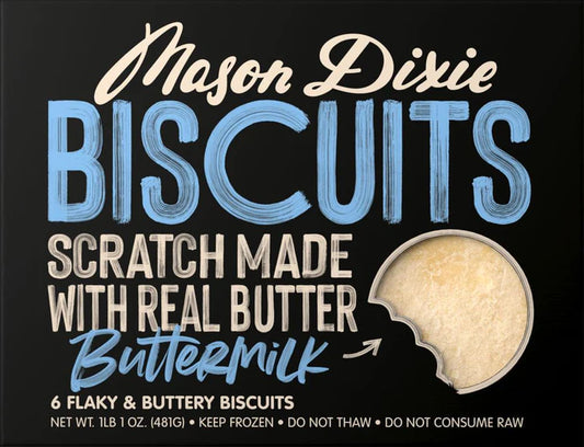 Mason Dixie Buttermilk Biscuits 6-Pack