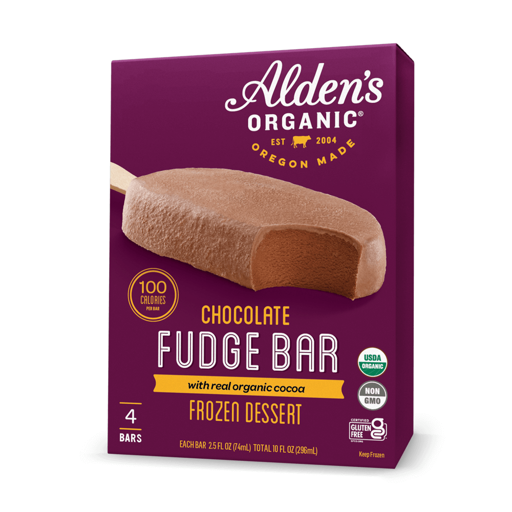 Alden's Organic Classic Fudge Bar - 4 Pack