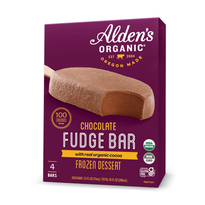 Alden's Organic Classic Fudge Bar - 4 Pack