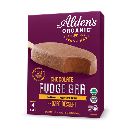 Alden's Organic Classic Fudge Bar - 4 Pack