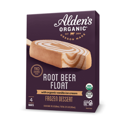 Alden's Organic Root Beer Float Bar - 4 Pack