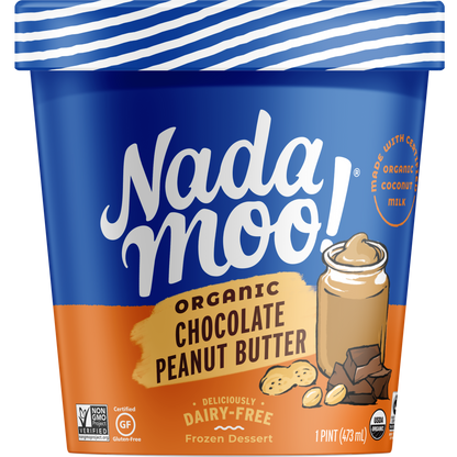 Nada Moo! Organic Chocolate Peanut Butter Pint