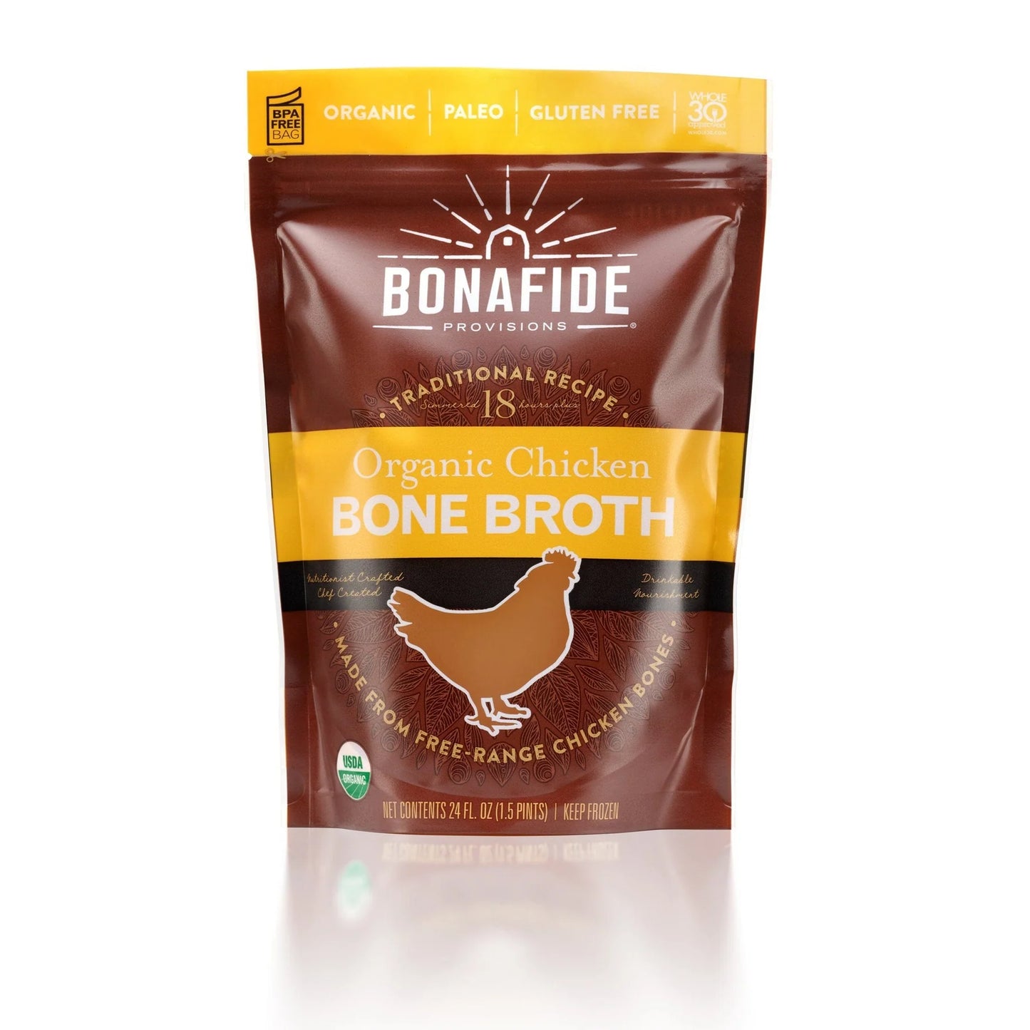 Bonafide Provisions Frozen Organic Chicken Bone Broth - 24 oz
