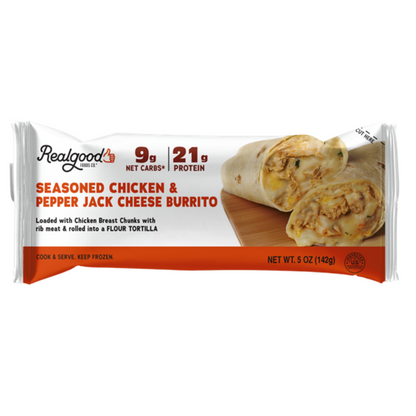 Real Good Foods Chicken & Pepper Jack Cheese Burrito