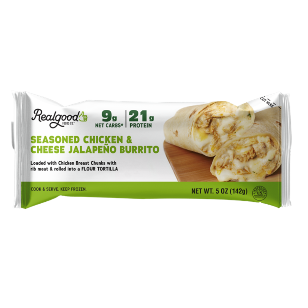 Real Good Foods Chicken & Creamy Jalapeno Burrito