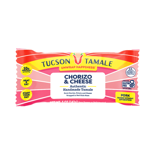 Tucson Tamale: Chorizo & Cheese Tamale (2 Tamales)