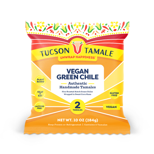 Tucson Tamale: Vegan Green Chile Tamales (2-Pack)