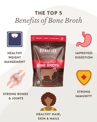 Bonafide Provisions Frozen Organic Beef Bone Broth - 24 oz