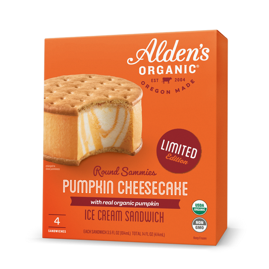Alden's Organic Pumpkin Cheesecake Sammie - 4 Pack