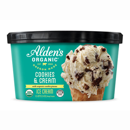 Alden's Organic Cookies & Cream Sqround 48oz