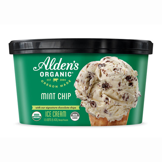 Alden's Organic Mint Chip Sqround 48oz