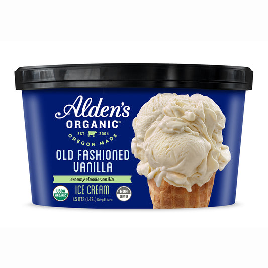 Alden's Organic Old Fashioned Vanilla Sqround 48oz