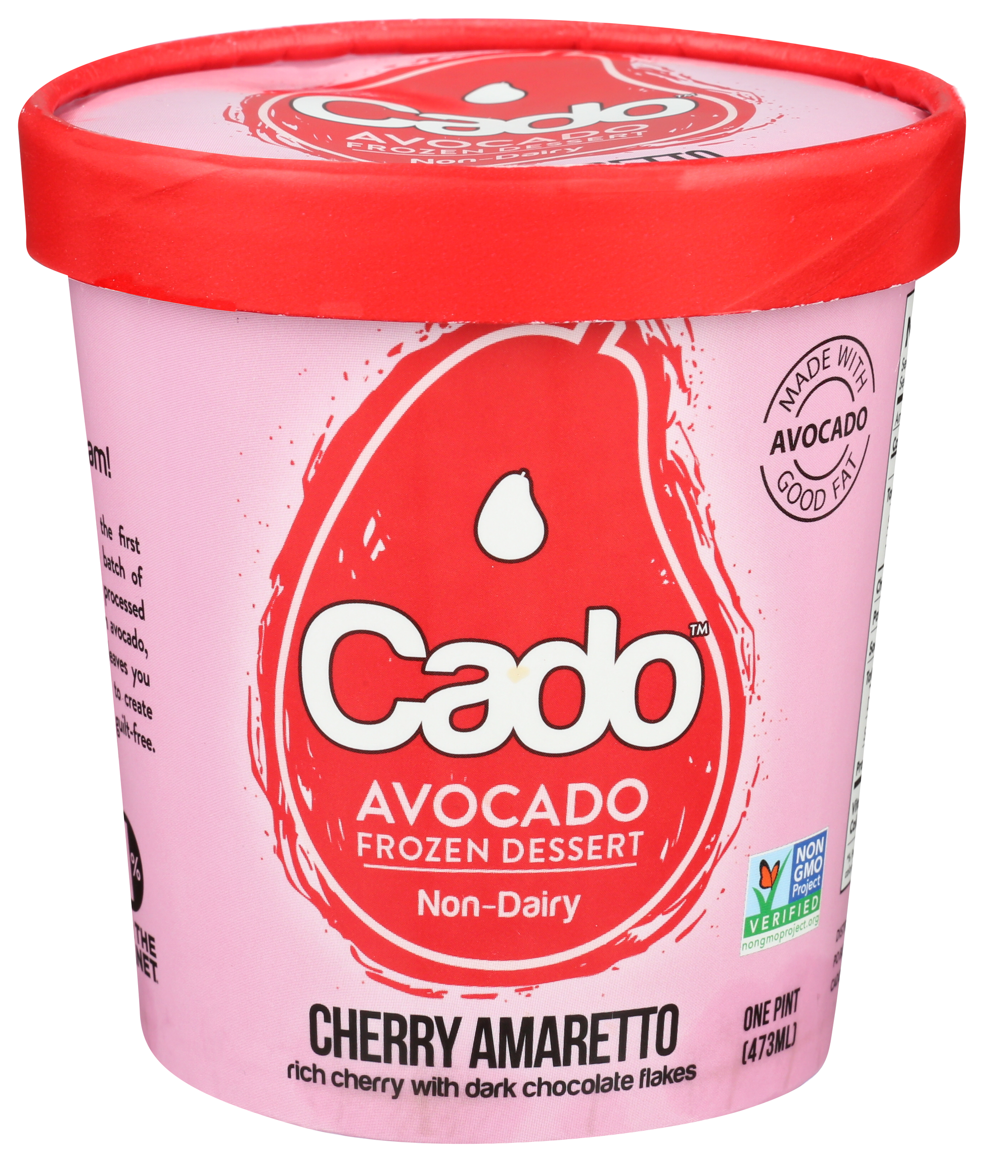 Cado Cherry Amaretto Chip Pint- Image