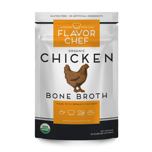 Flavor Chef Organic Chicken Bone Broth (24 oz)