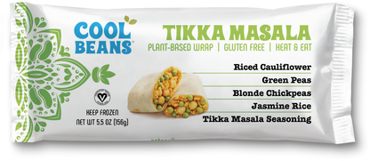 Cool Beans Tikka Masala Wrap- 2 Pack