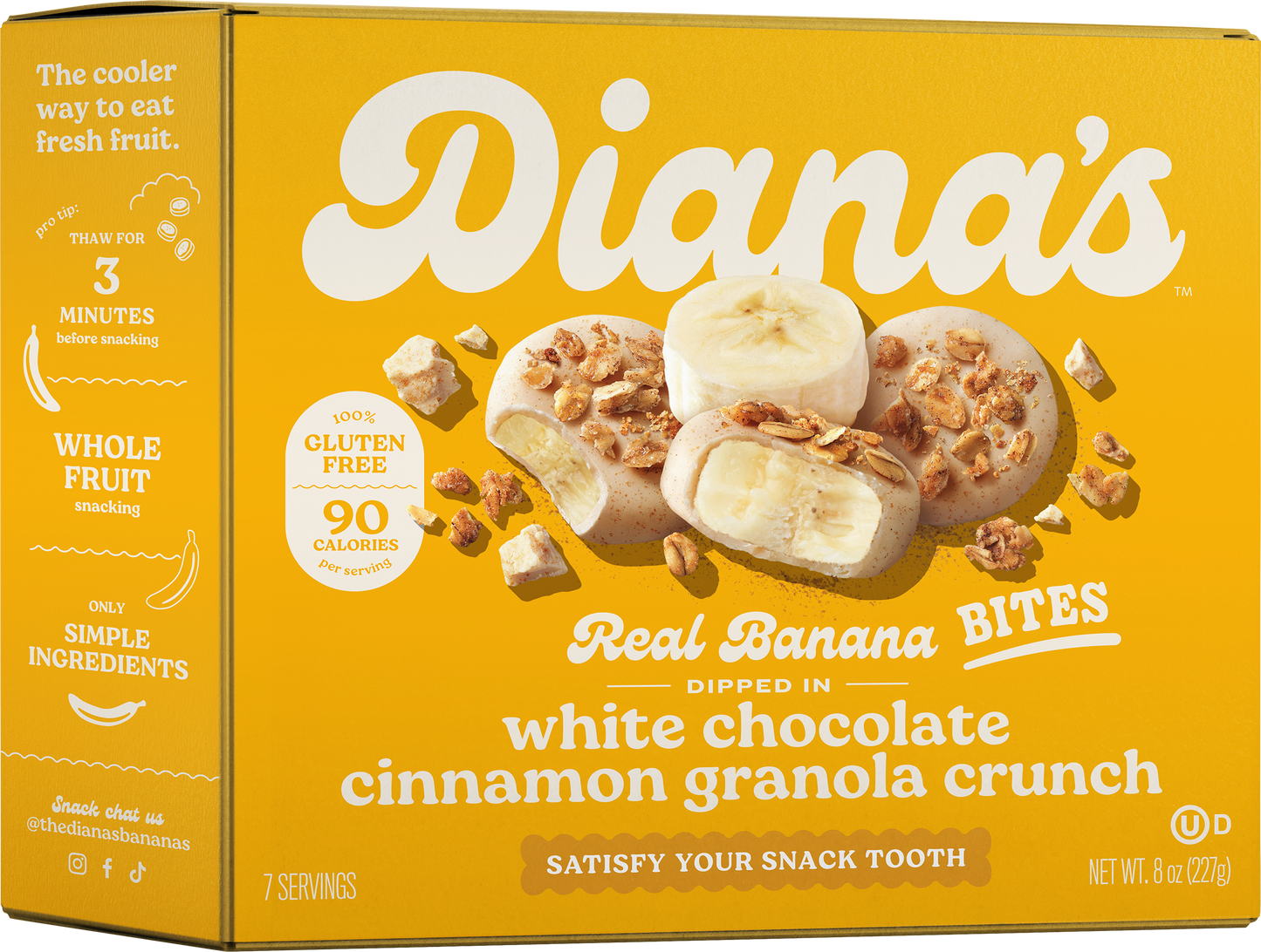 Diana's White Choc Cinnamon Granola Crunch Bites 8oz