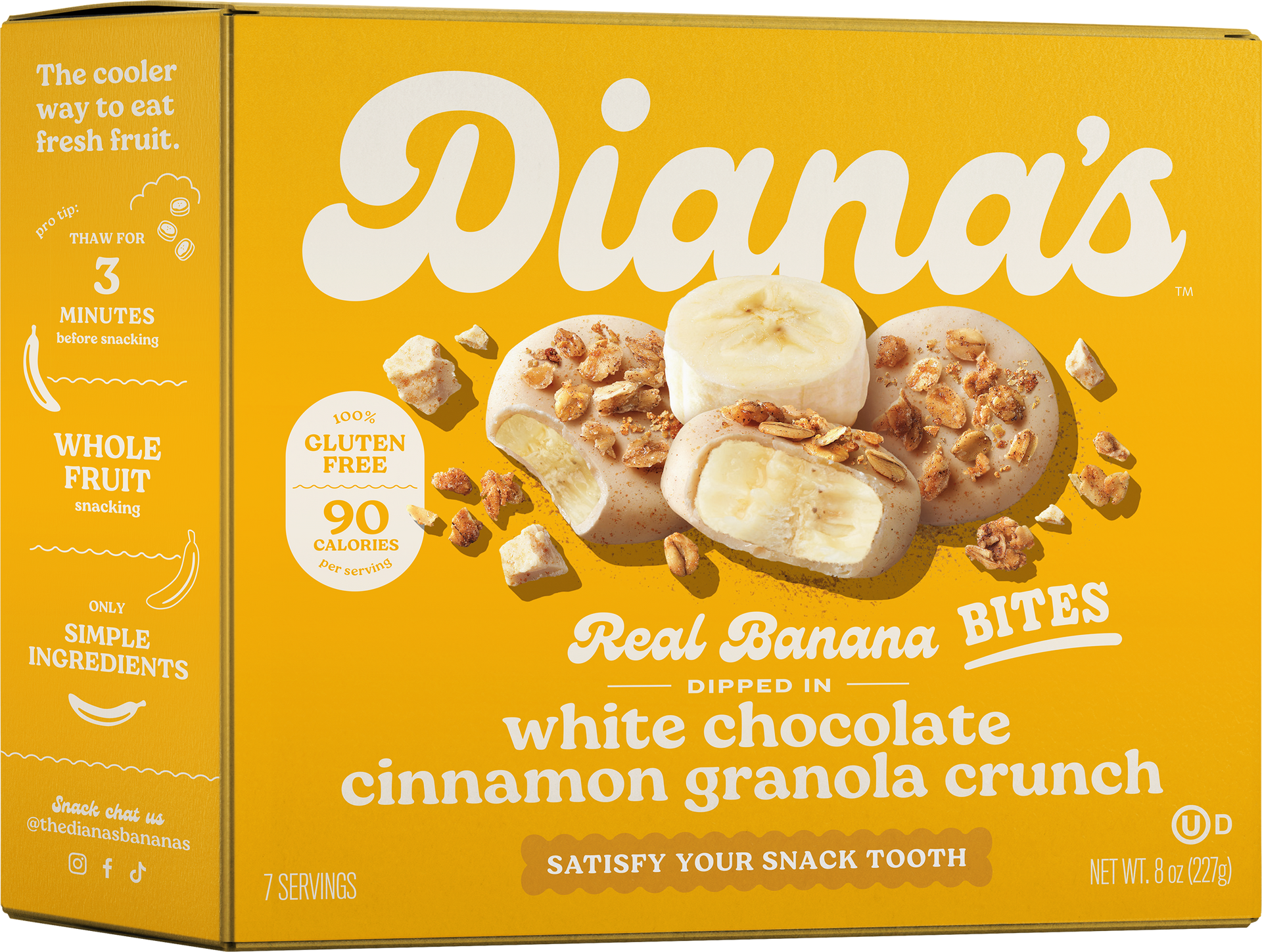 Diana's White Choc Cinnamon Granola Crunch Bites 8oz – Healthy